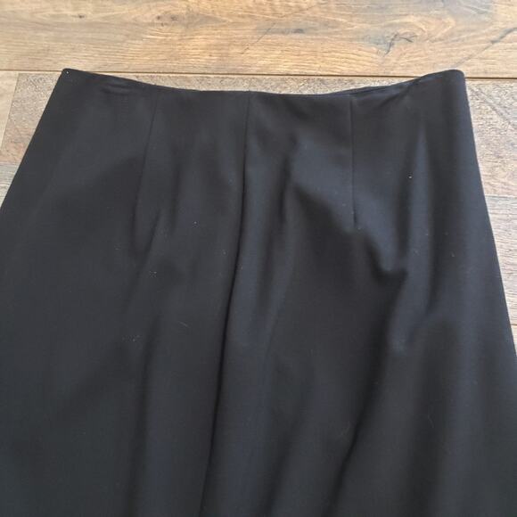 Isda & Co. Stretchy Long Black Pocket Maxi Skirt 12 Minimal Career Corpcore Goth - Picture 6 of 8